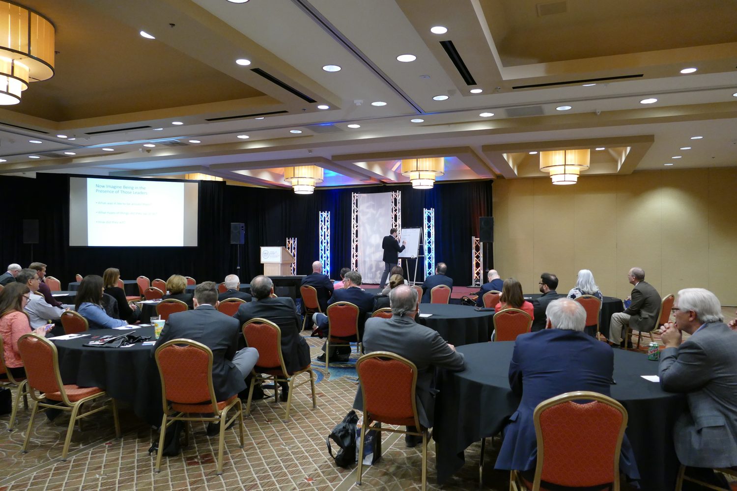 Physicians at an organizational leadership conference